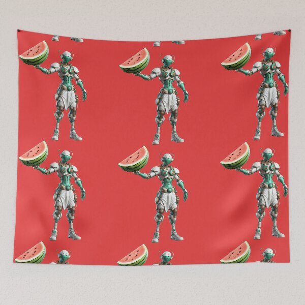 Item preview, Mister watermelon humanoid fruit  designed and sold by luiddesigns.