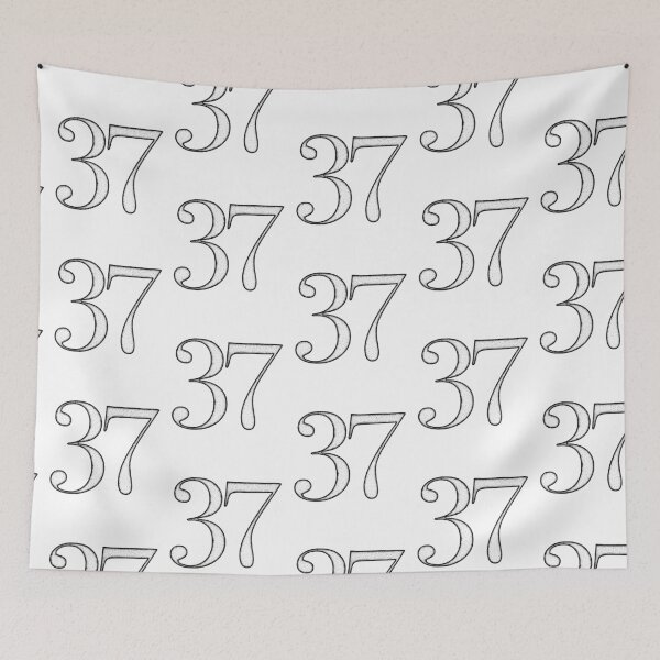 Item preview, Dotart/Dotwork illustration of Number 37 designed and sold by MagnetitaBySil.