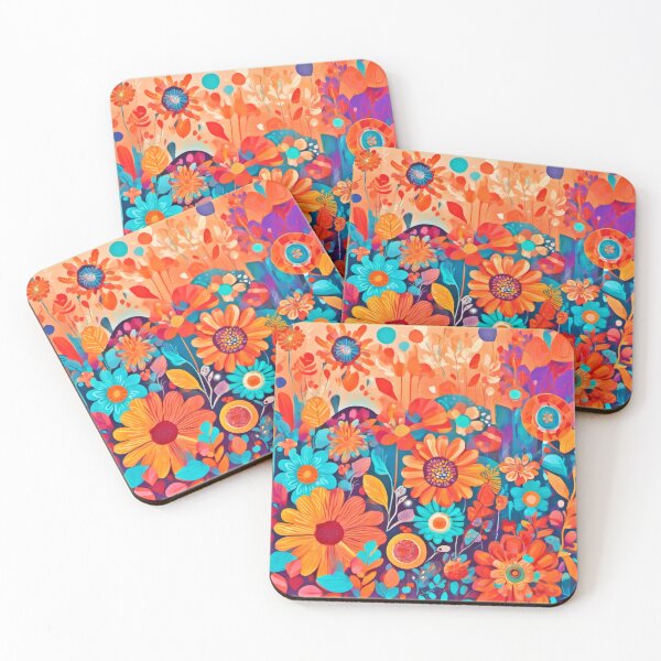 Item preview,  Warm Tone Floral Vibrance designed and sold by Health And Fitness Posts e-Store.