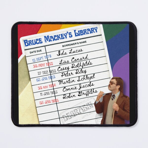 Item preview, Bruce's Library Borrower's designed and sold by lucey05.