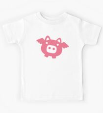 Flying Pink Pig Kids Tee