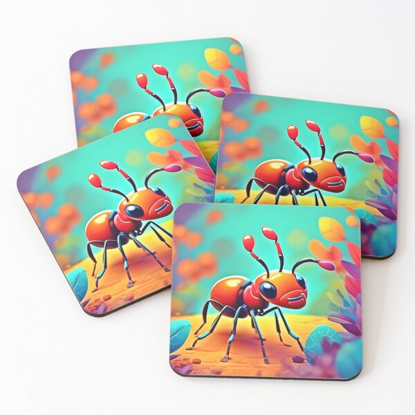 Item preview, Colorful Cartoon Ant Art designed and sold by Health And Fitness Posts e-Store.