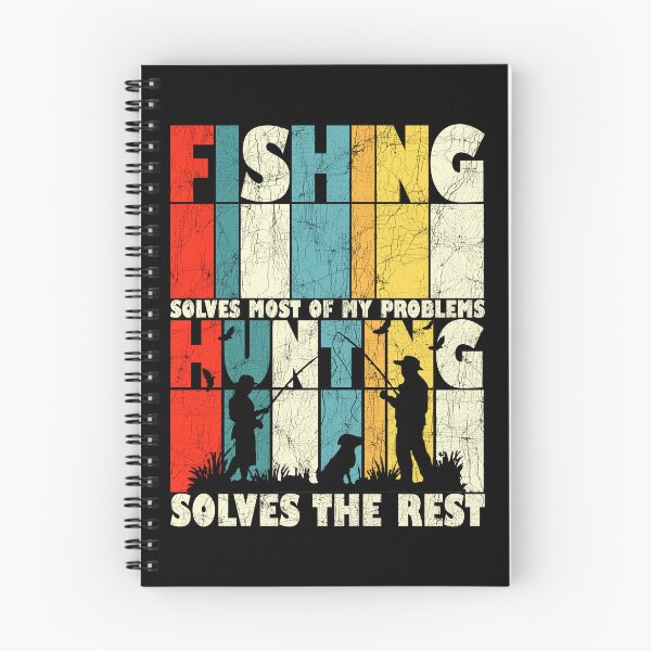 Item preview, Fishing Solves Most Of My Problems Hunting Solves The Rest Funny Fisherman designed and sold by Stick-Artistry.