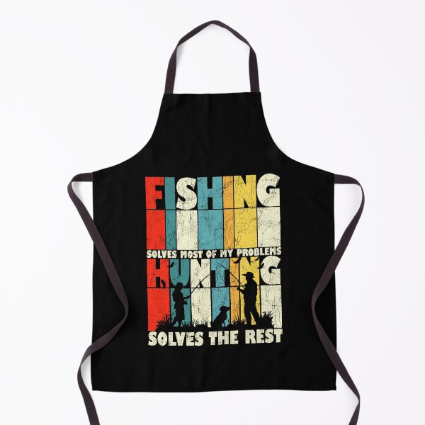 Item preview, Fishing Solves Most Of My Problems Hunting Solves The Rest Funny Fisherman designed and sold by Stick-Artistry.