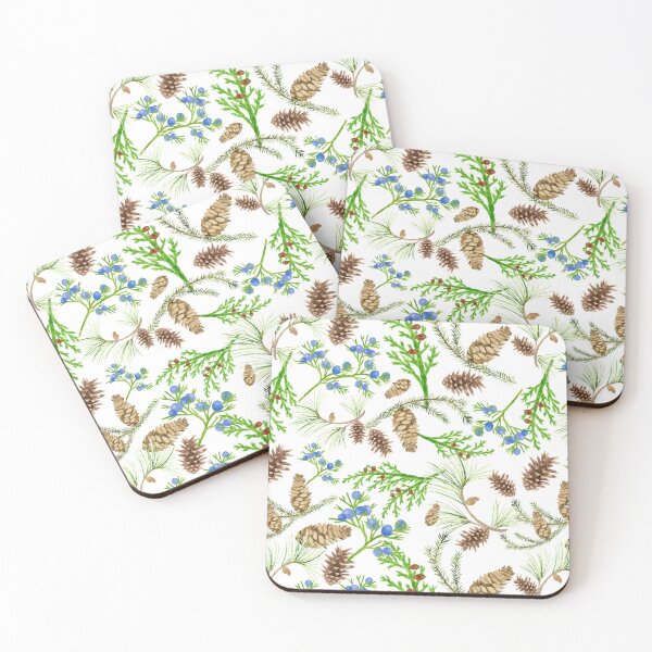 Item preview, PNW Evergreens pattern designed and sold by SMHPaperDesigns.
