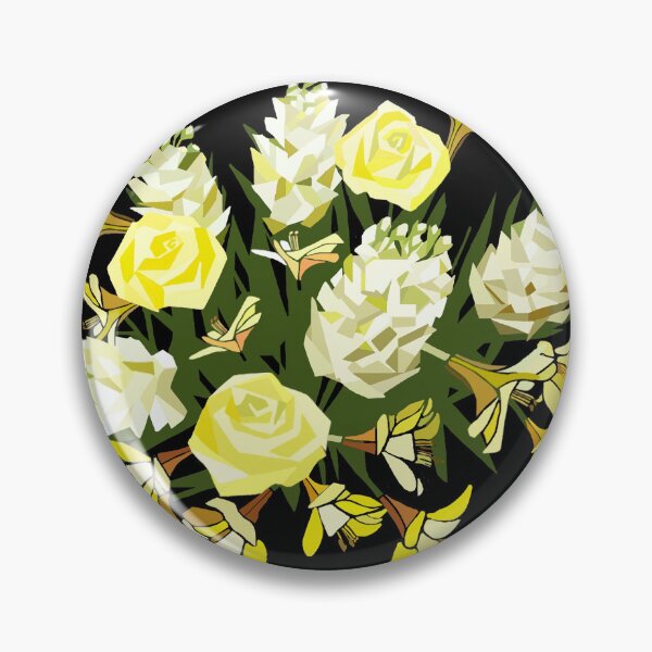 Item preview, yellow bouquet digital oil painting for charity designed and sold by JayTCee.