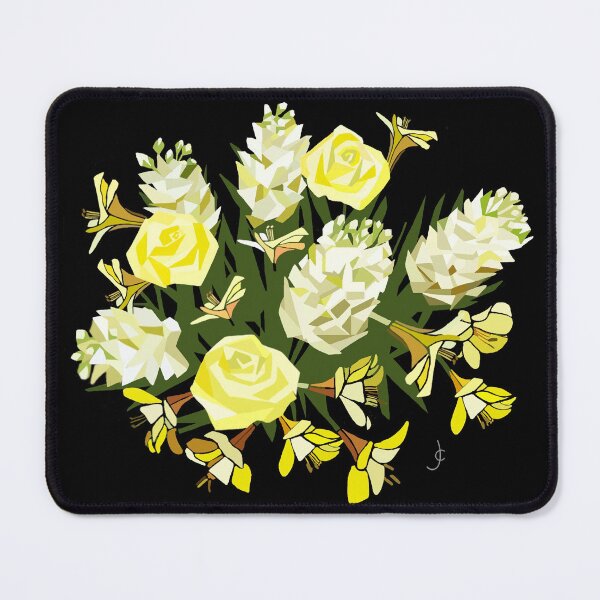 Item preview, yellow bouquet digital oil painting for charity designed and sold by JayTCee.
