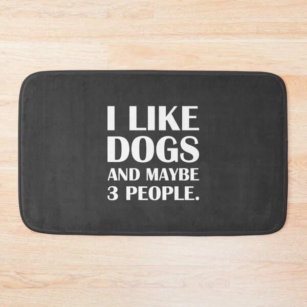 Item preview, I Like Dogs And Maybe Three People / Introvert Joke Funny T-Shirt Label designed and sold by introvertvibes.