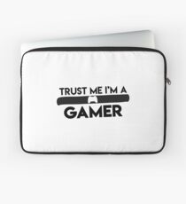 funny "trust me i´m a gamer" Design for Shirt und more Laptop Sleeve