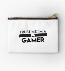 funny "trust me i´m a gamer" Design for Shirt und more Studio Pouch