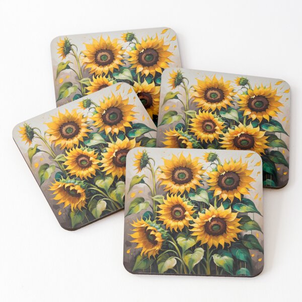Item preview, Bouquet Of Sunflowers In Oil Painting Style designed and sold by Adelberton.