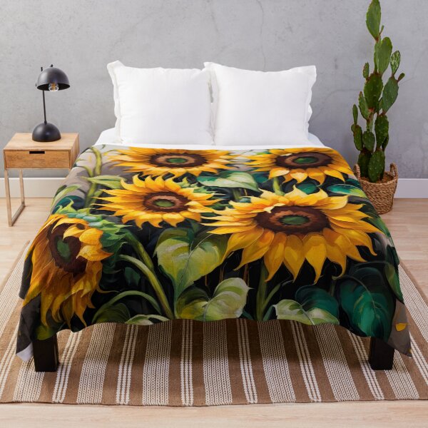 Item preview, Bouquet Of Sunflowers In Oil Painting Style designed and sold by Adelberton.