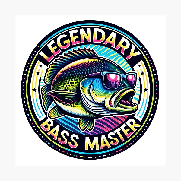 Item preview, Legendary Bass Master | Funny Fishing designed and sold by coca-art.