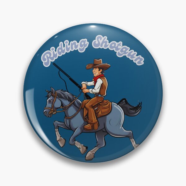 Item preview, Riding Shotgun (cartoon) designed and sold by Tripp Art Studio.