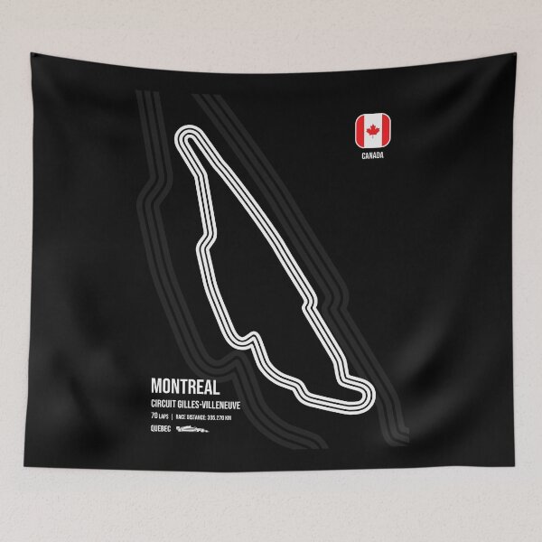 Item preview, Canadian Race Track (B&W) designed and sold by Mariel  Toigo.