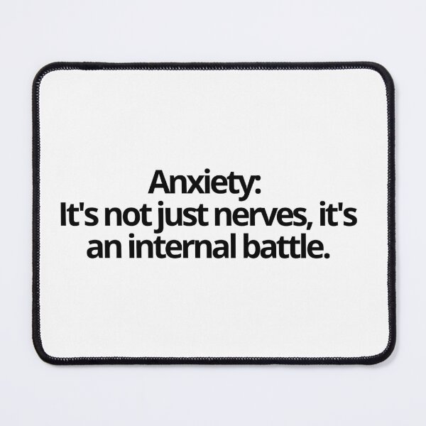 Item preview, Anxiety: It's not just nerves designed and sold by MaluVillarreal.