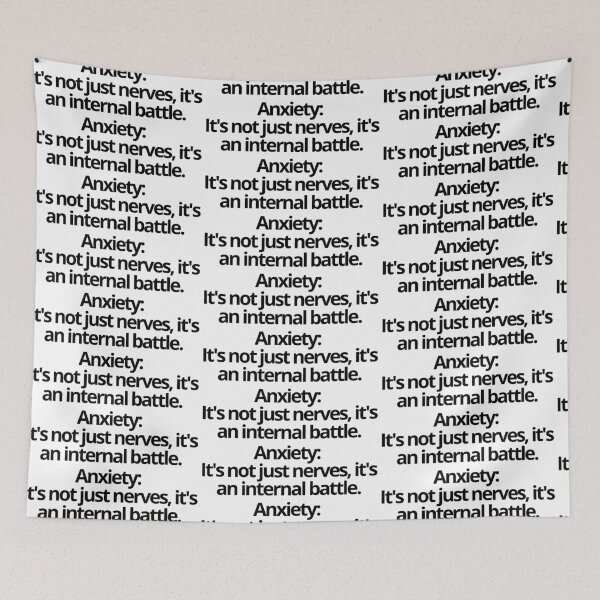 Item preview, Anxiety: It's not just nerves designed and sold by MaluVillarreal.