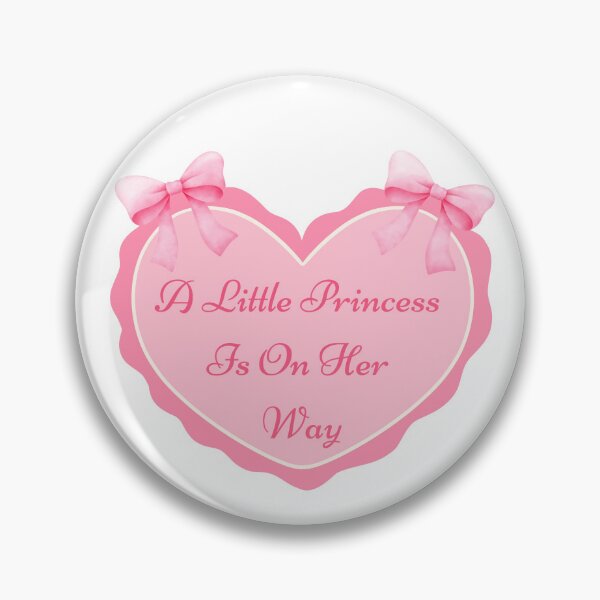 Item preview, little princess,girl baby shower pink heart designed and sold by mariana83.