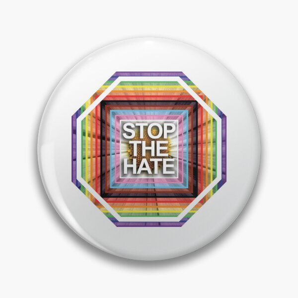 Item preview, Stop the Hate LGBTQIA+ Pride designed and sold by prittipix.