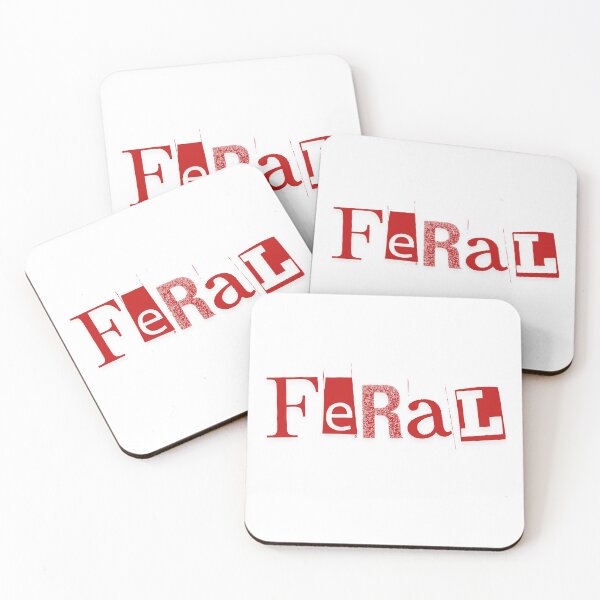 Item preview, Feral - Untamed, Wild, Undomesticated, Heathen designed and sold by RoooDesigns.
