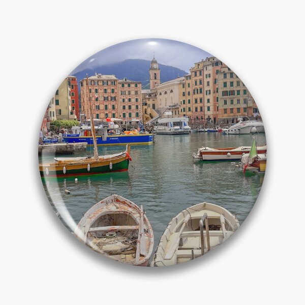 Item preview, The harbour at Camogli on the Ligurian Riviera in Italy designed and sold by TonyCrehan.