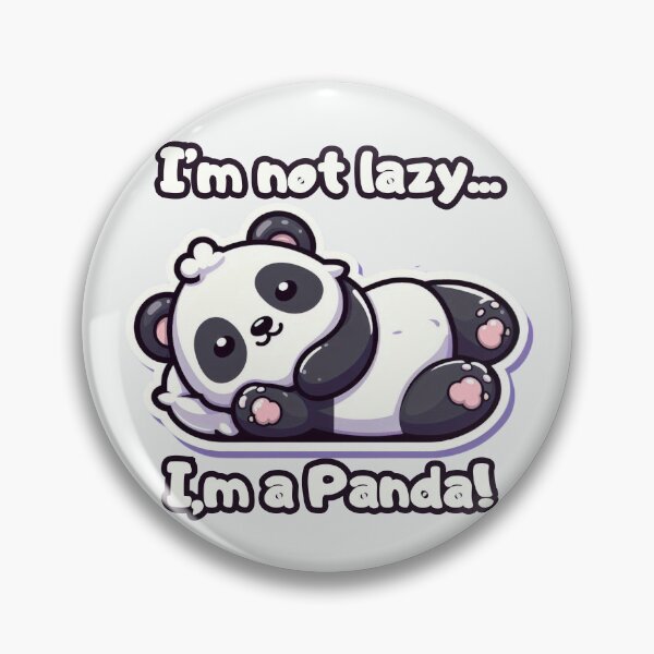 Item preview, Funny Lazy Panda Rest Time designed and sold by KTGim.