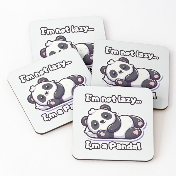 Item preview, Funny Lazy Panda Rest Time designed and sold by KTGim.
