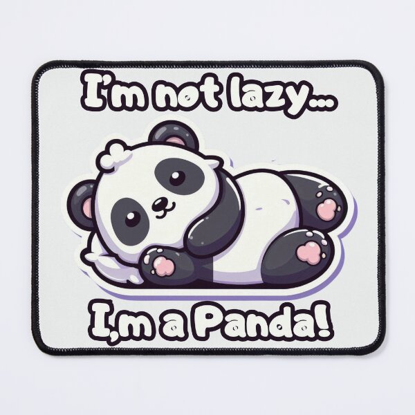 Item preview, Funny Lazy Panda Rest Time designed and sold by KTGim.