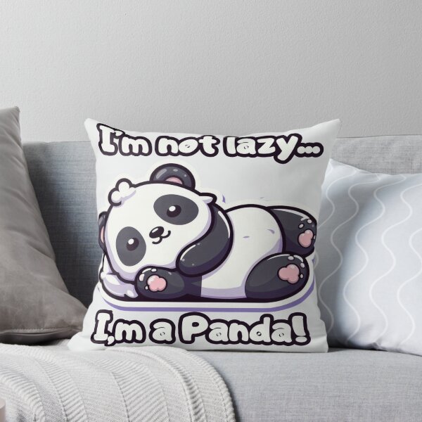Item preview, Funny Lazy Panda Rest Time designed and sold by KTGim.