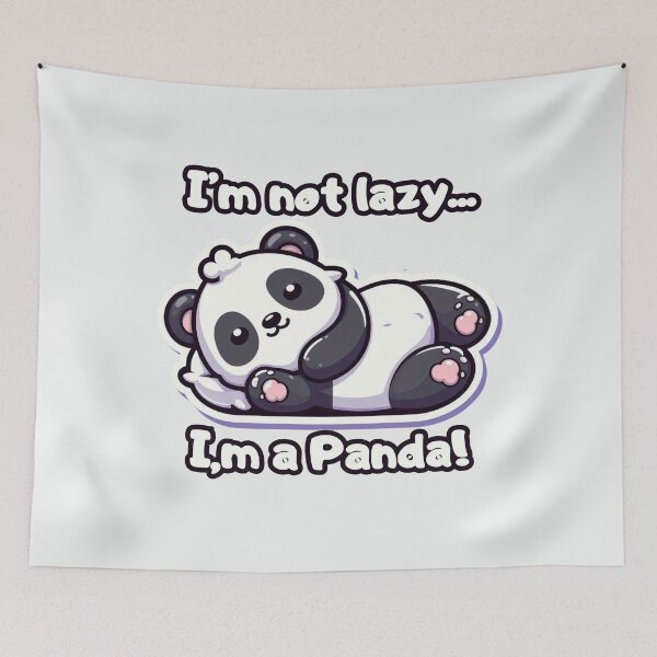 Item preview, Funny Lazy Panda Rest Time designed and sold by KTGim.