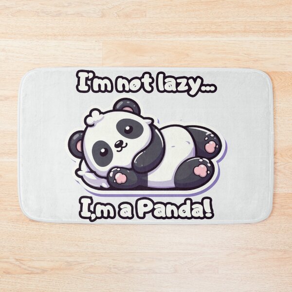 Item preview, Funny Lazy Panda Rest Time designed and sold by KTGim.