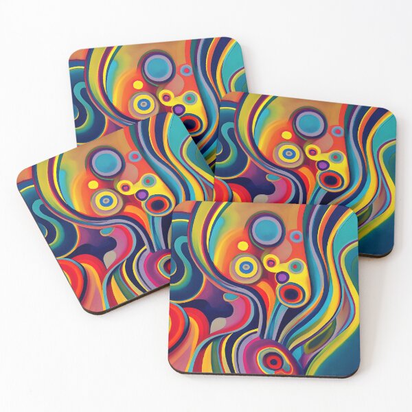 Item preview, Retro 1960's Psychedelic Hippie Colorful Art Designs designed and sold by DEC02.