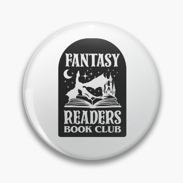 Item preview, Fantasy Readers Book Club Romantasy Bookish Black And White  designed and sold by BookWishEra.