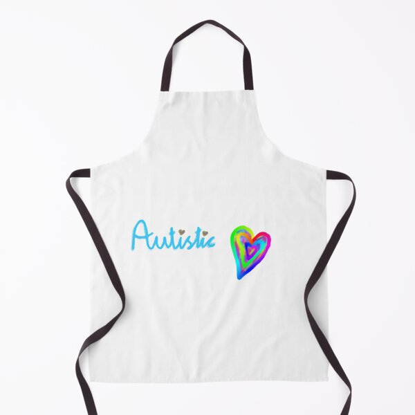 Item preview, Autistic with a rainbow heart designed and sold by RareCare.