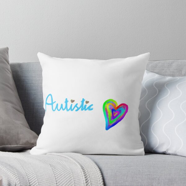 Item preview, Autistic with a rainbow heart designed and sold by RareCare.