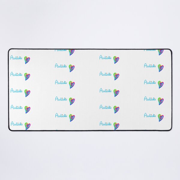 Item preview, Autistic with a rainbow heart designed and sold by RareCare.