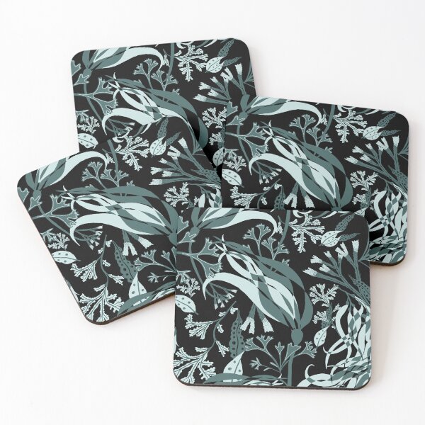 Item preview, Dark Kelp and Seaweed pattern designed and sold by SMHPaperDesigns.