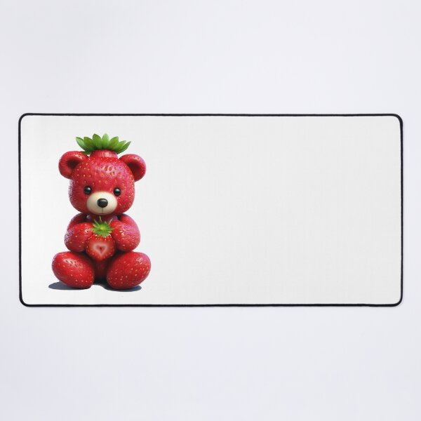 Item preview, Strawberry Teddy Chef designed and sold by LittleTwichArt.