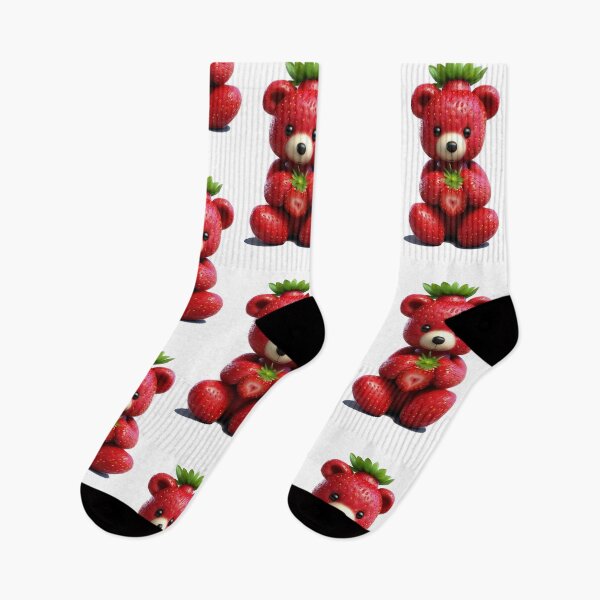 Item preview, Strawberry Teddy Chef designed and sold by LittleTwichArt.