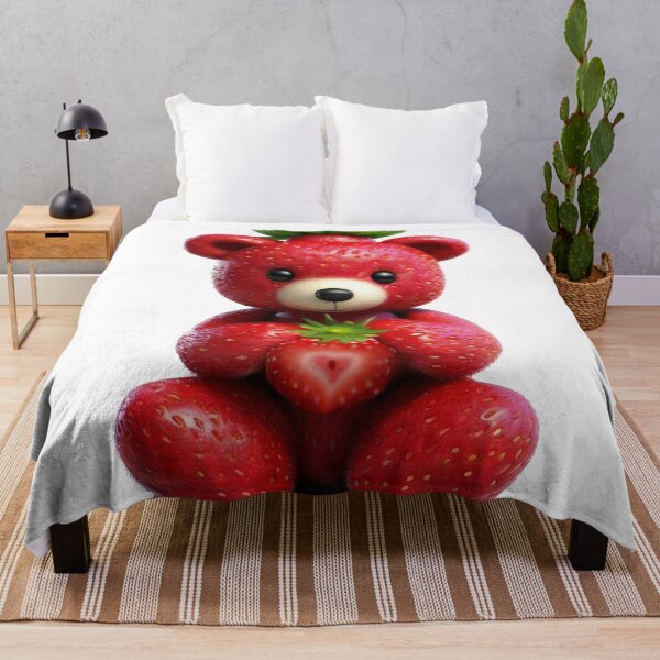 Item preview, Strawberry Teddy Chef designed and sold by LittleTwichArt.