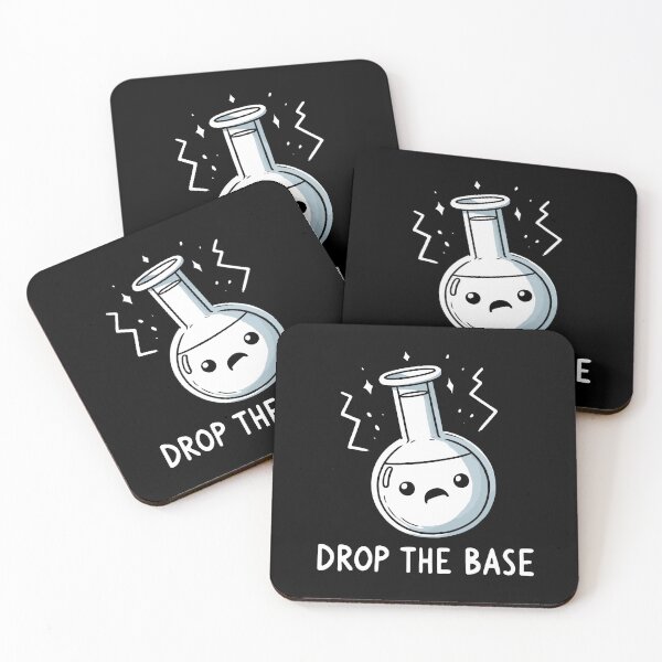 Item preview, Drop the Base Bass Music Chemist Party Humor designed and sold by DoodleDashShop.