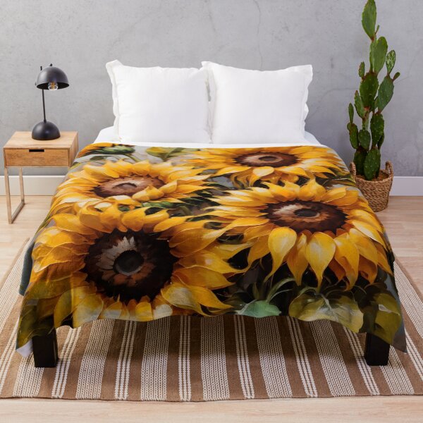 Item preview, Bouquet Of Sunflowers In Oil Painting Style designed and sold by Adelberton.