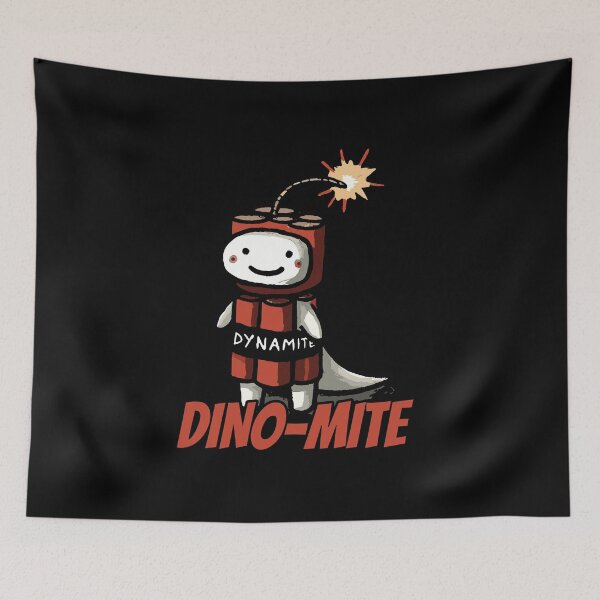 Item preview, Dinomite Dynamite Dinosaur Dino Humor designed and sold by DoodleDashShop.