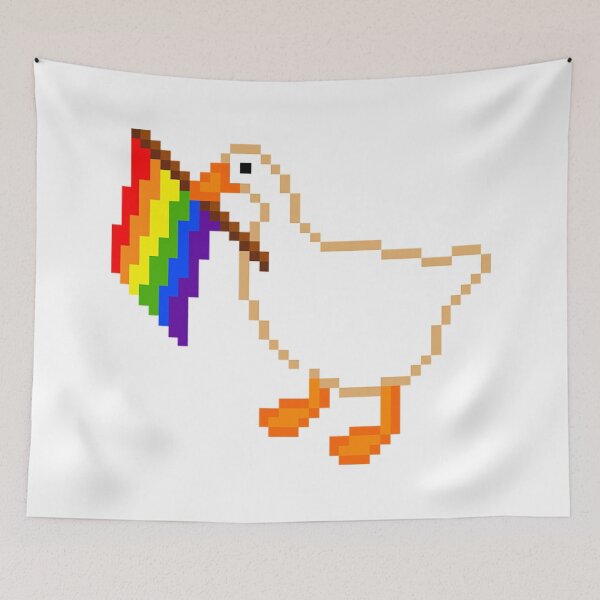 Item preview, Duck with LGBTIQ+ flag.  designed and sold by Renlexd.