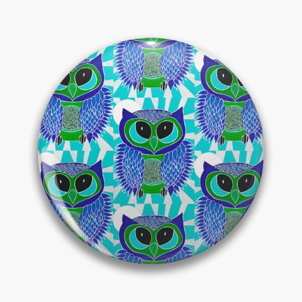 Item preview, Owl with Moon and Spirals designed and sold by artofkathleen.