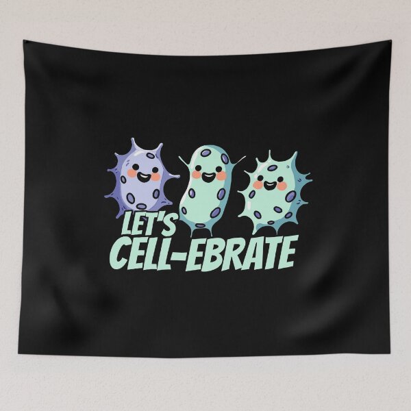 Item preview, Lets Cell-ebrate Cell Celebrate Biology Humor Party designed and sold by DoodleDashShop.