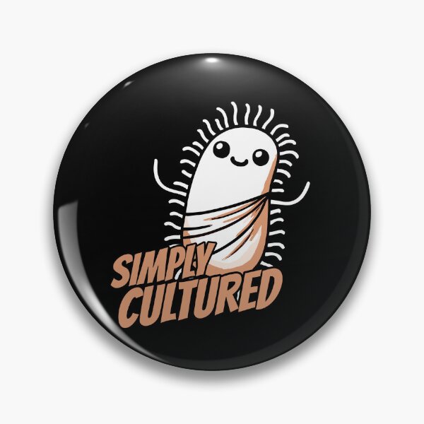 Item preview, Simply Cultured Microbe Bacteria Biology Humor designed and sold by DoodleDashShop.