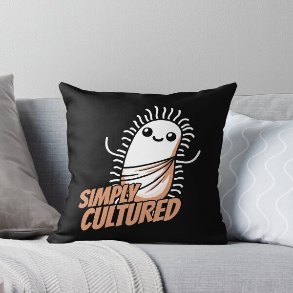 Item preview, Simply Cultured Microbe Bacteria Biology Humor designed and sold by DoodleDashShop.