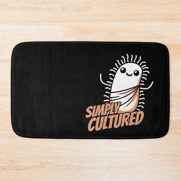 Item preview, Simply Cultured Microbe Bacteria Biology Humor designed and sold by DoodleDashShop.