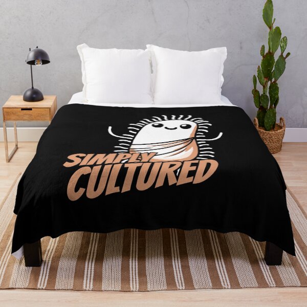 Item preview, Simply Cultured Microbe Bacteria Biology Humor designed and sold by DoodleDashShop.